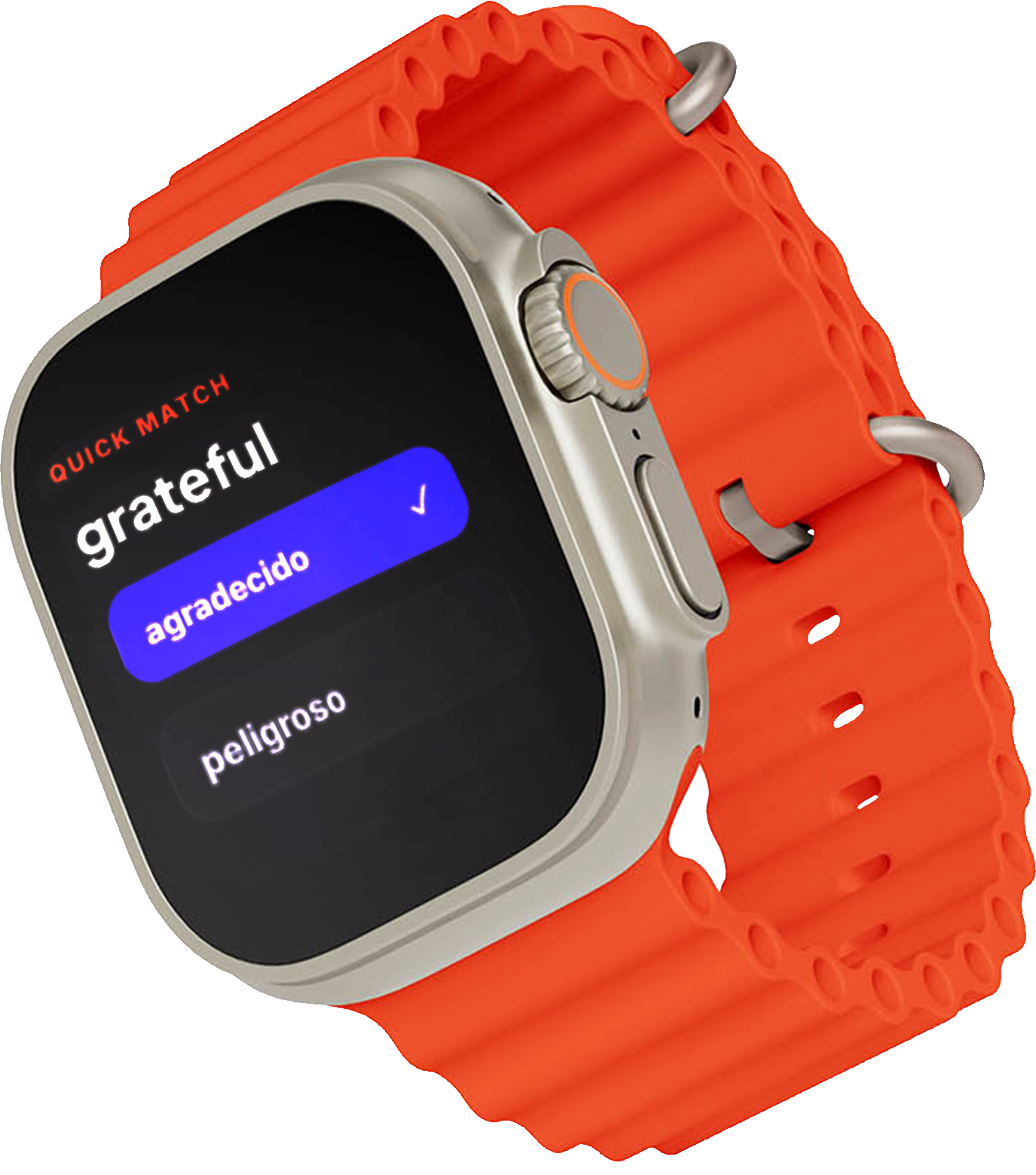 QuackPath running on Apple Watch Ultra